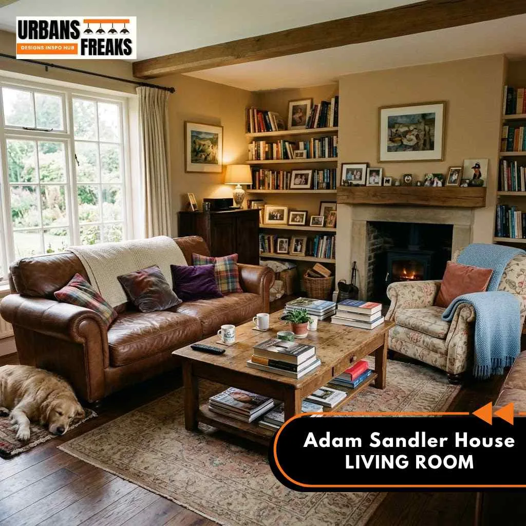 Adam Sandler House LIVING ROOM