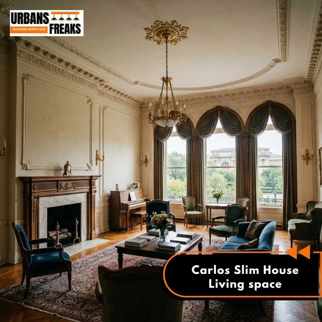 Carlos Slim House living room