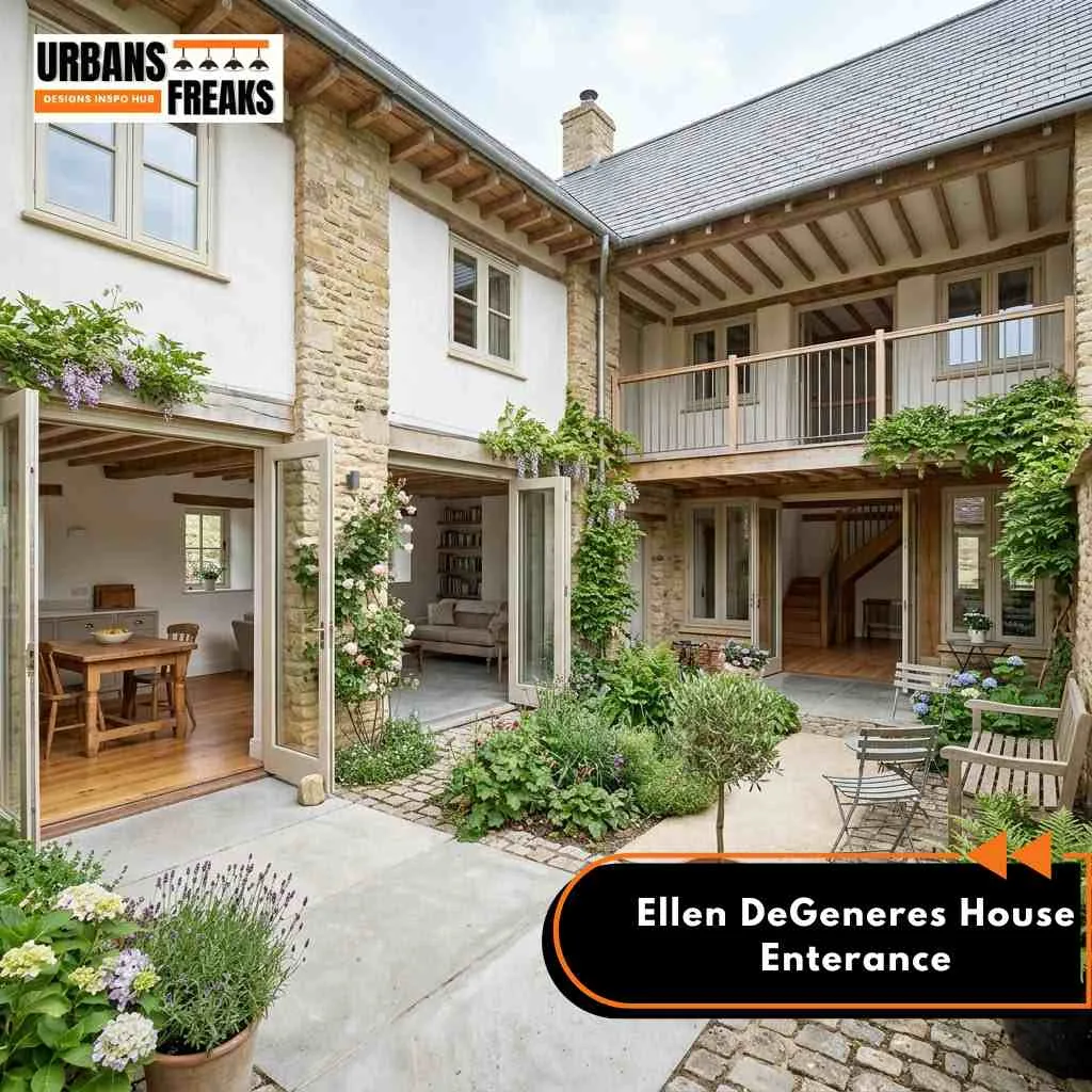 Ellen DeGeneres House England enterance