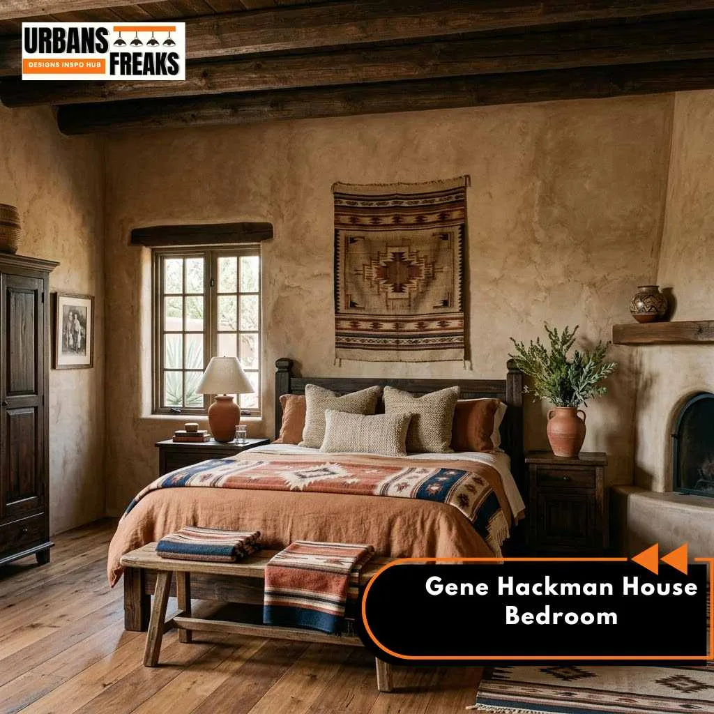 Gene Hackman House master bedroom