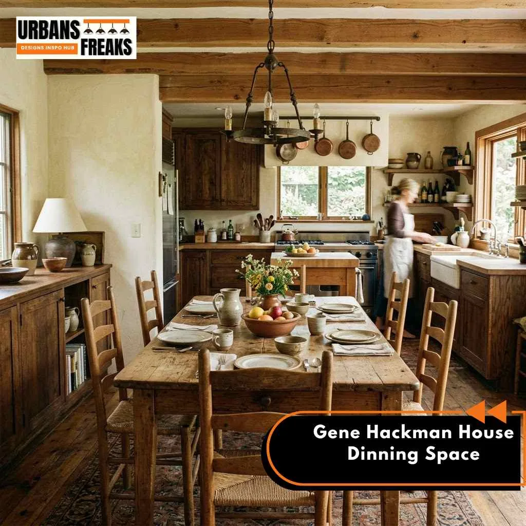Gene Hackman House dinning room