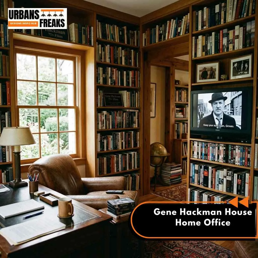 Gene Hackman House home office