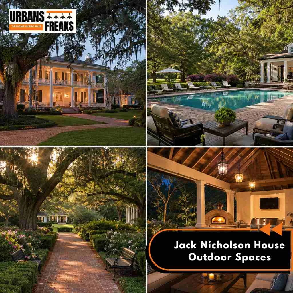 Jack Nicholson House outdoor spaces