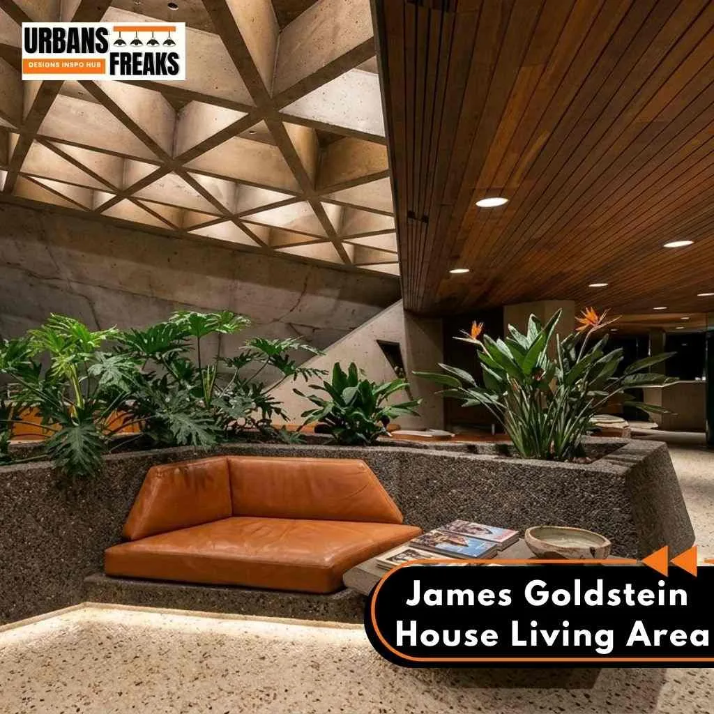 James Goldstein House Living area
