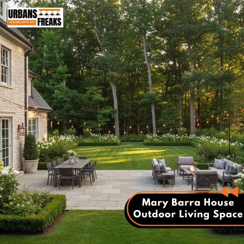 Mary Barra House Outdoor Living Space