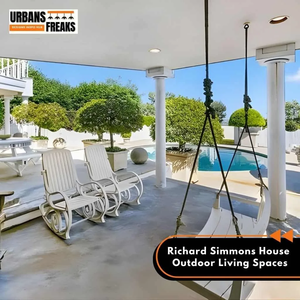 Richard Simmons House Outdoor living area