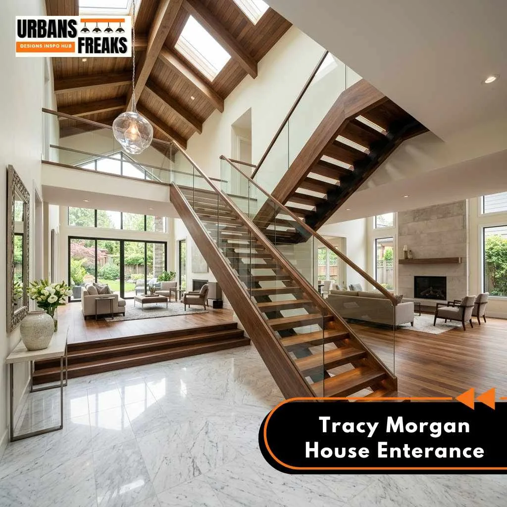 Tracy Morgan New Jersey Mansion enterance