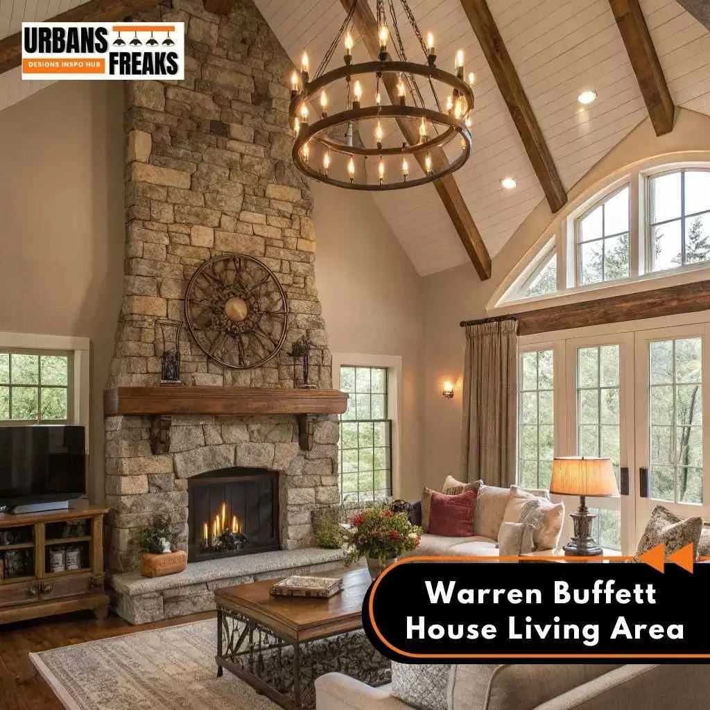 Warren Buffett House Living area