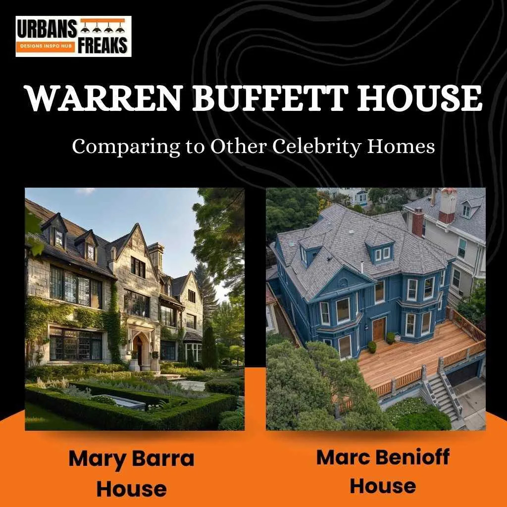 Warren Buffett House Compared to Other Celebrities