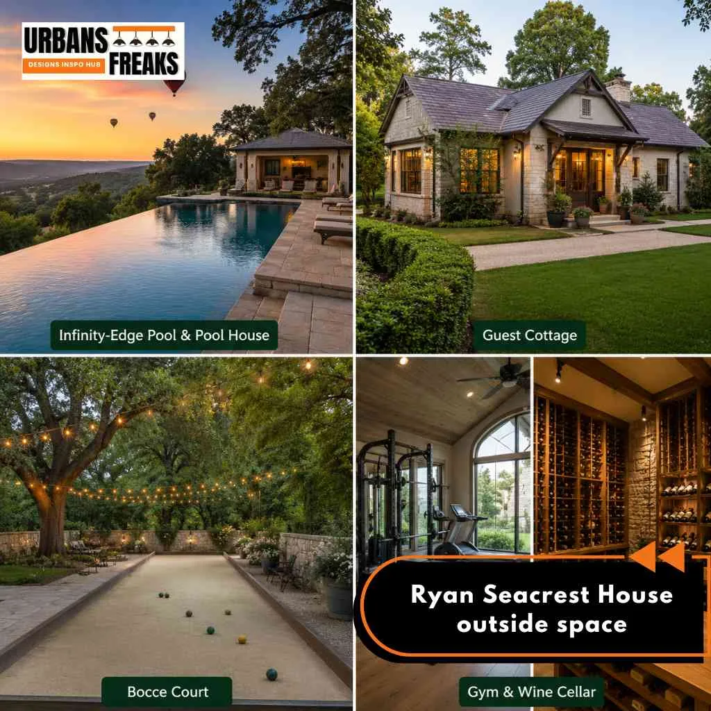 Ryan Seacrest house California outdoor spaces