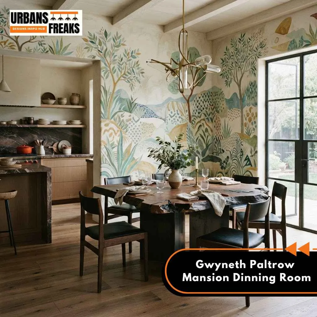Gwyneth Paltrow Mansion dinning room
