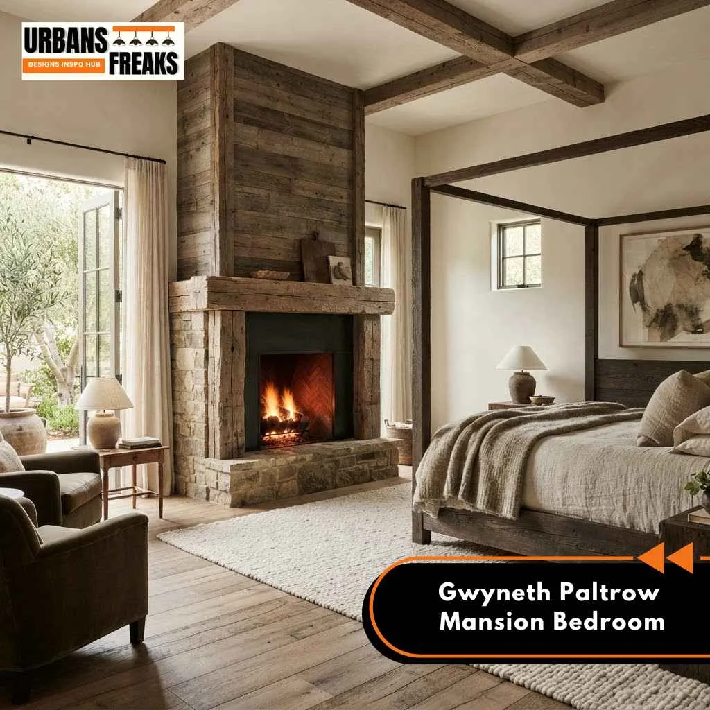 Gwyneth Paltrow Mansion bedroom