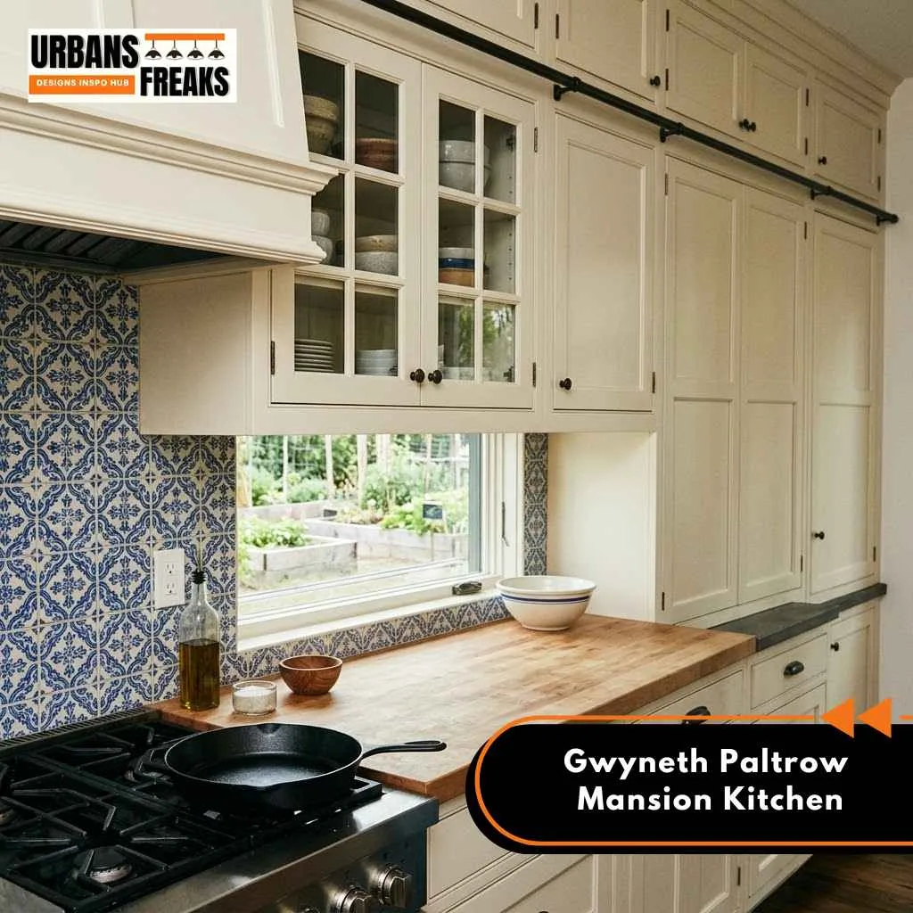 Gwyneth Paltrow Mansion kitchen