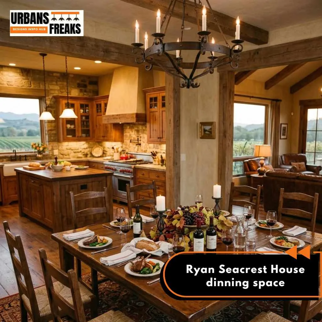 Ryan Seacrest house California dinning space