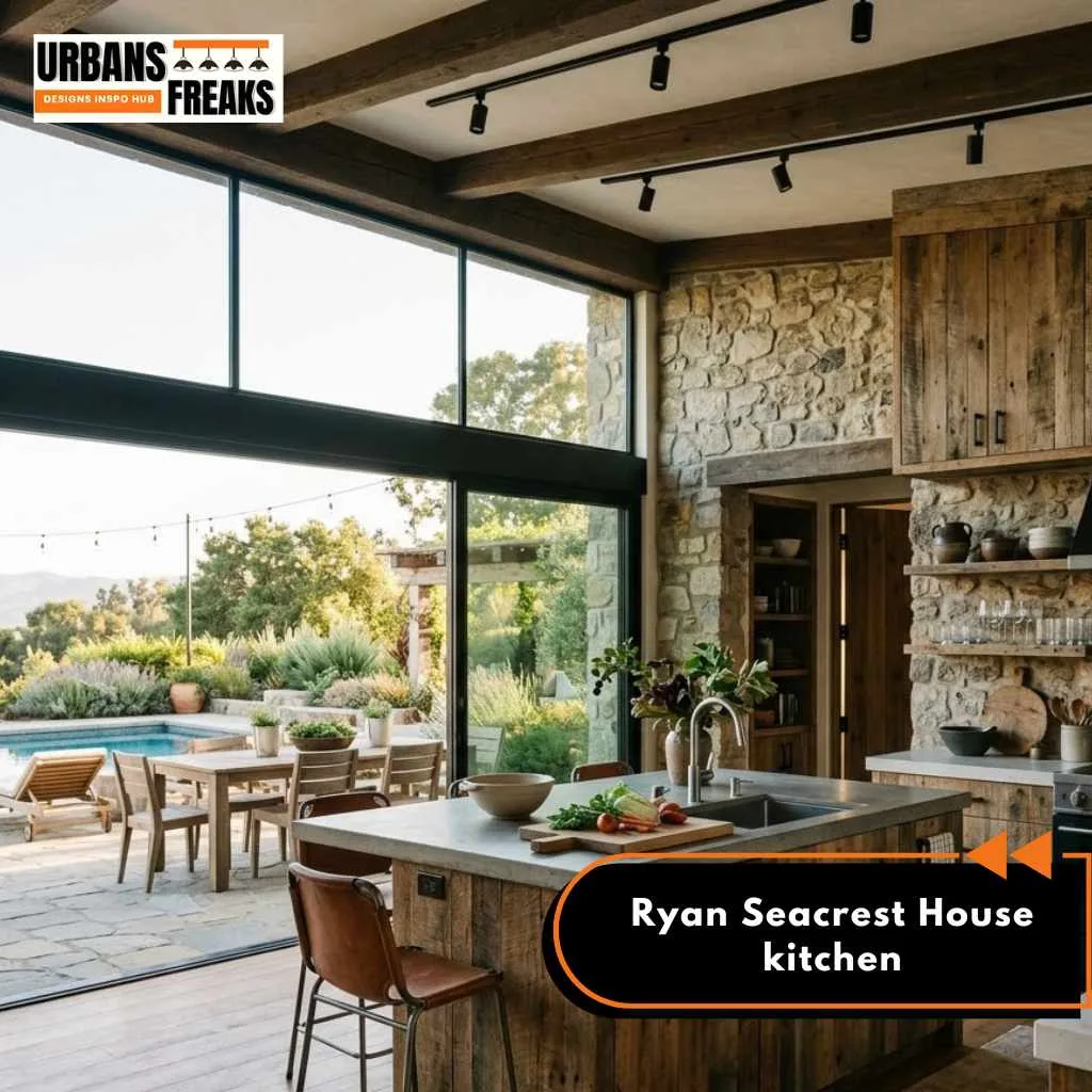 Ryan Seacrest house California kitchen