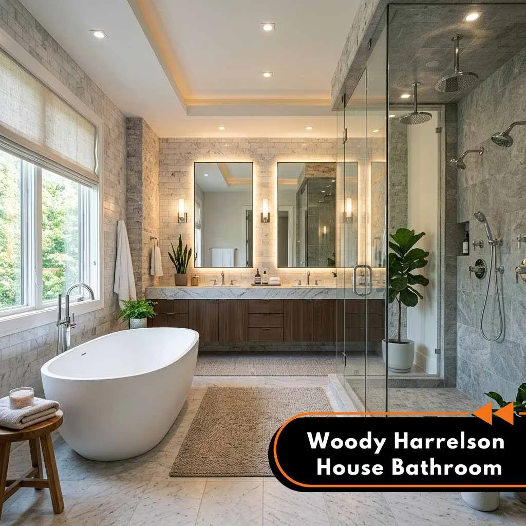 Woody Harrelson House bathroom