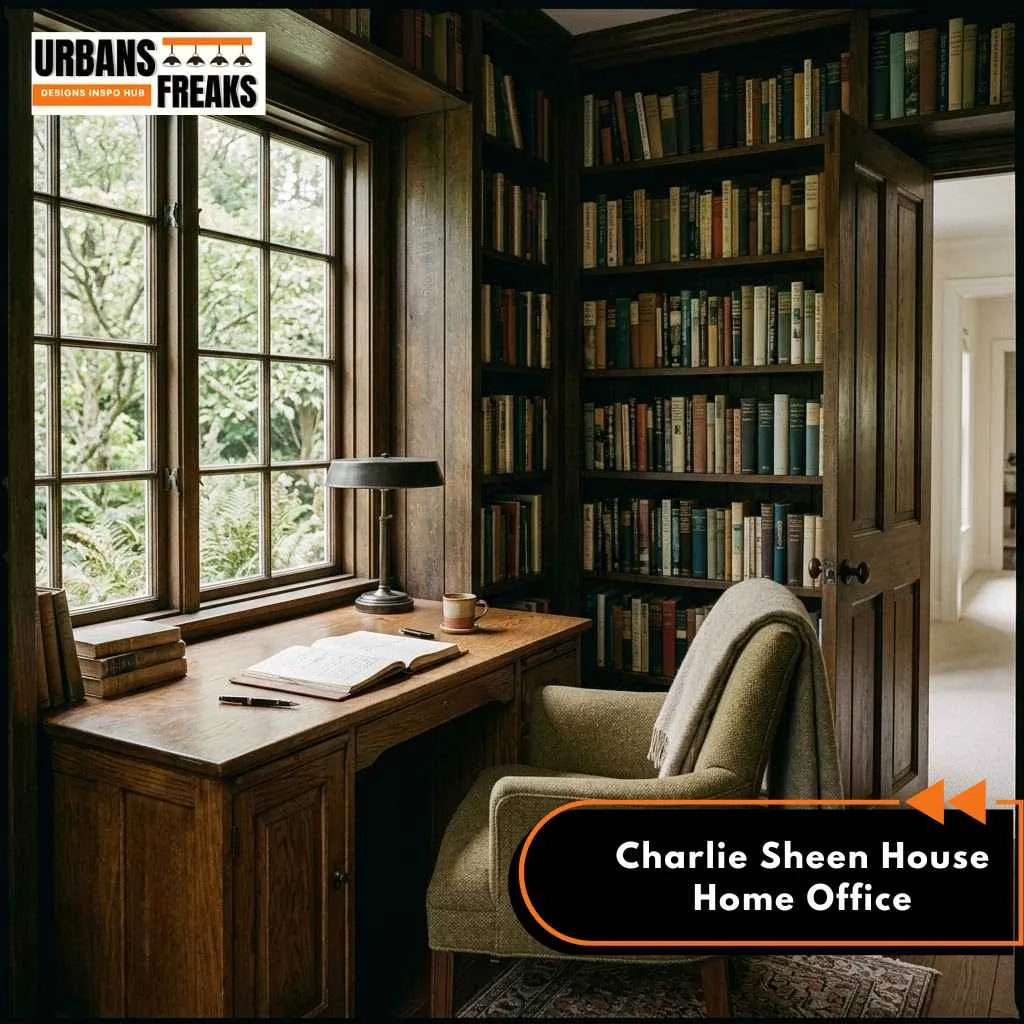 Charlie Sheen House Home ofice