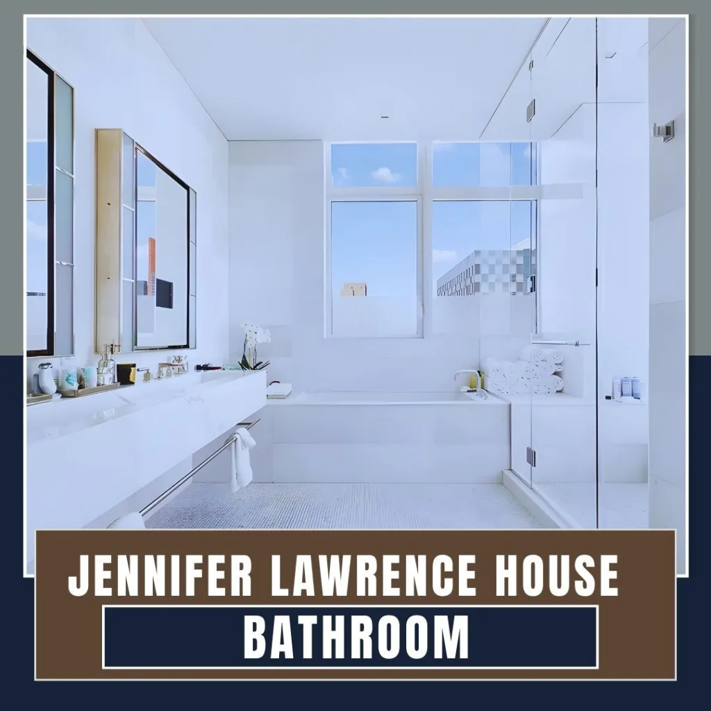Jennifer Lawrence House bathroom