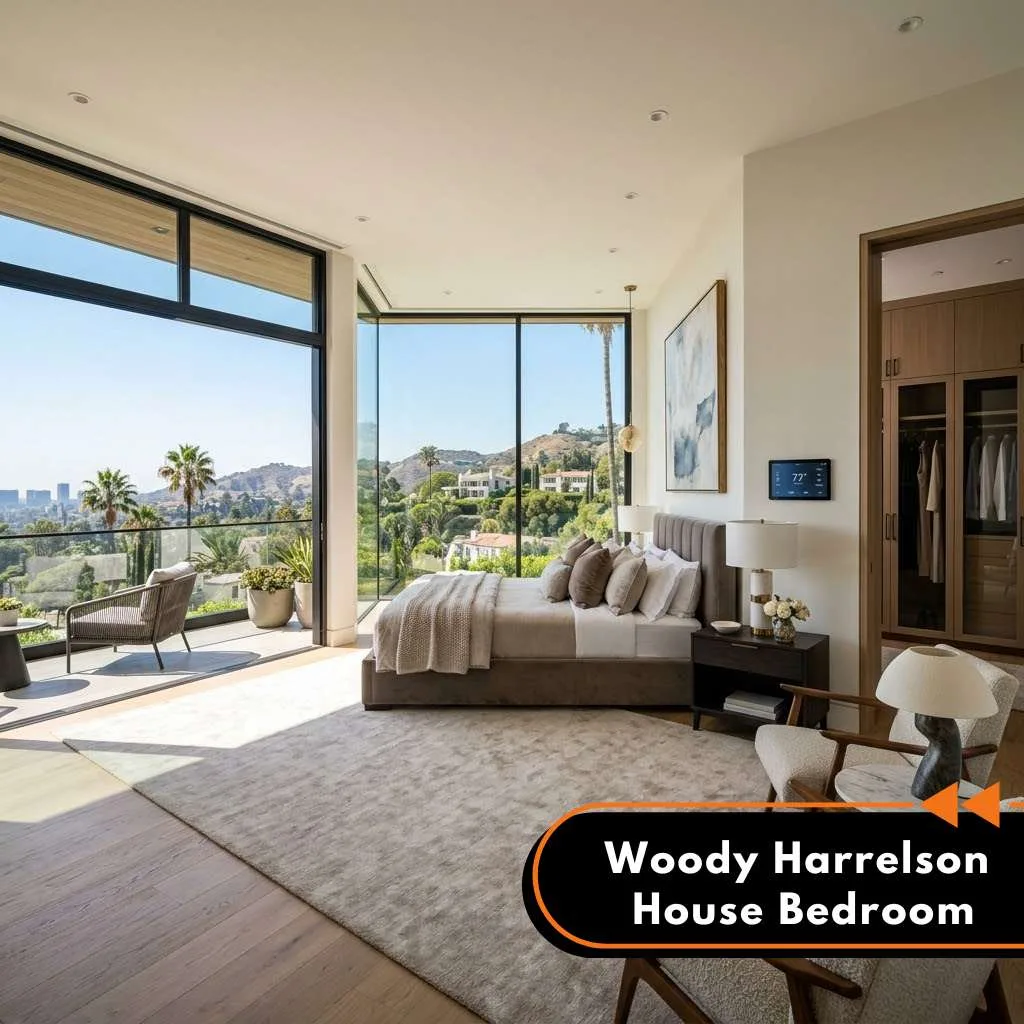 Woody Harrelson House bedroom