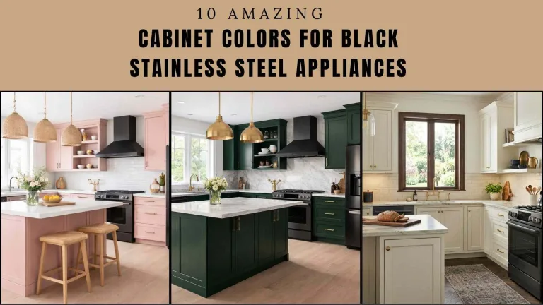 Cabinet Colors for Black Stainless Steel Appliances