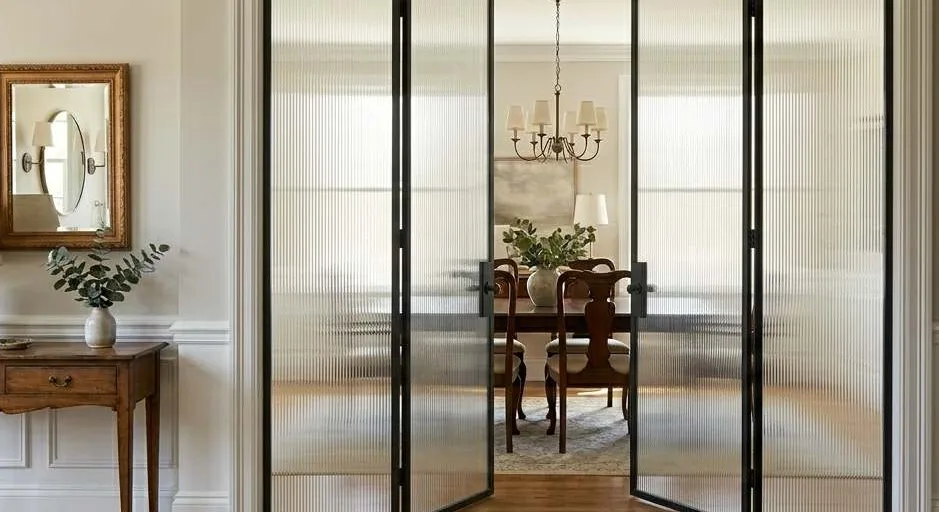 Glass Panel Doors for a Modern, Open-Concept Feel