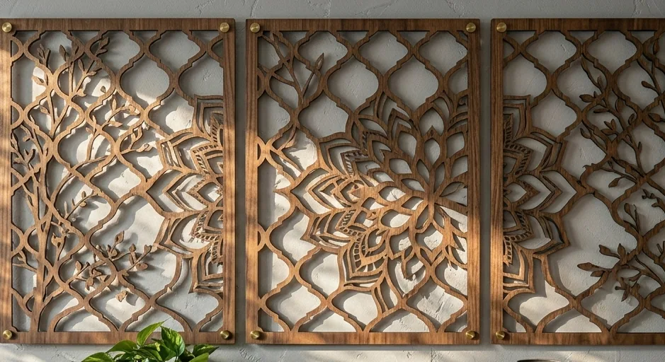 Laser-Cut Decorative Room Dividers and Screens