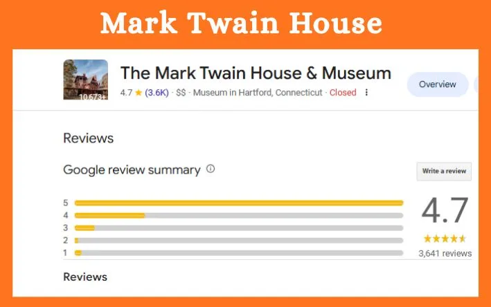 Mark Twain House Reviews