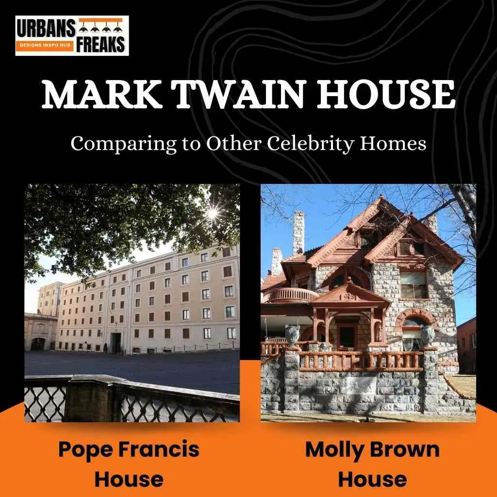 Mark Twain House Compared to Other Celebrities