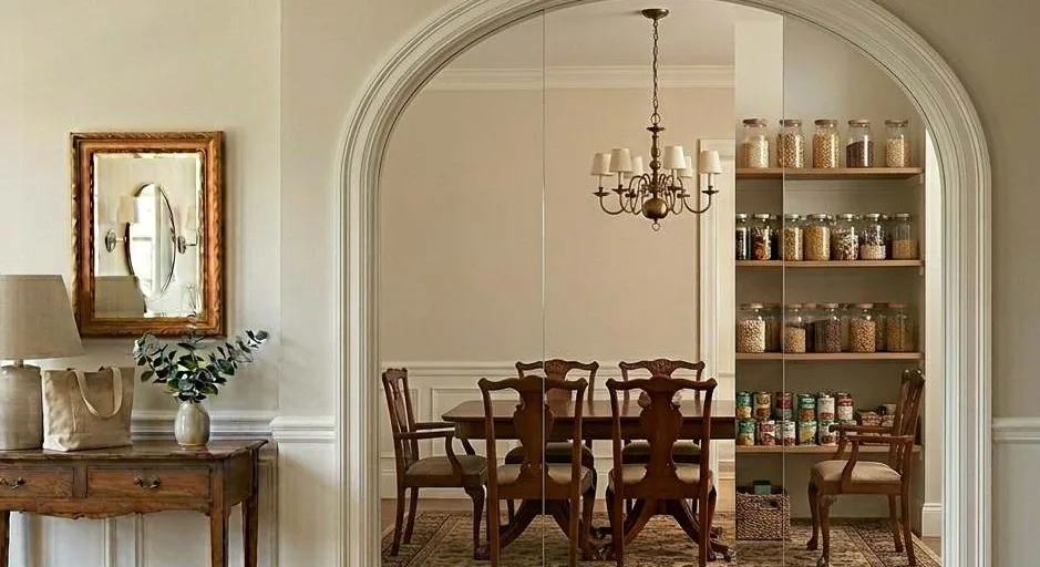 Mirrored Doors That Double Your Space Visually