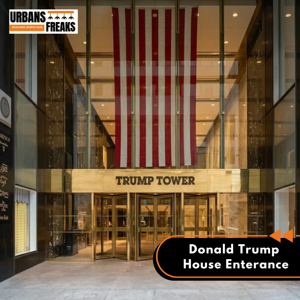 Donlad Trump House  enterance