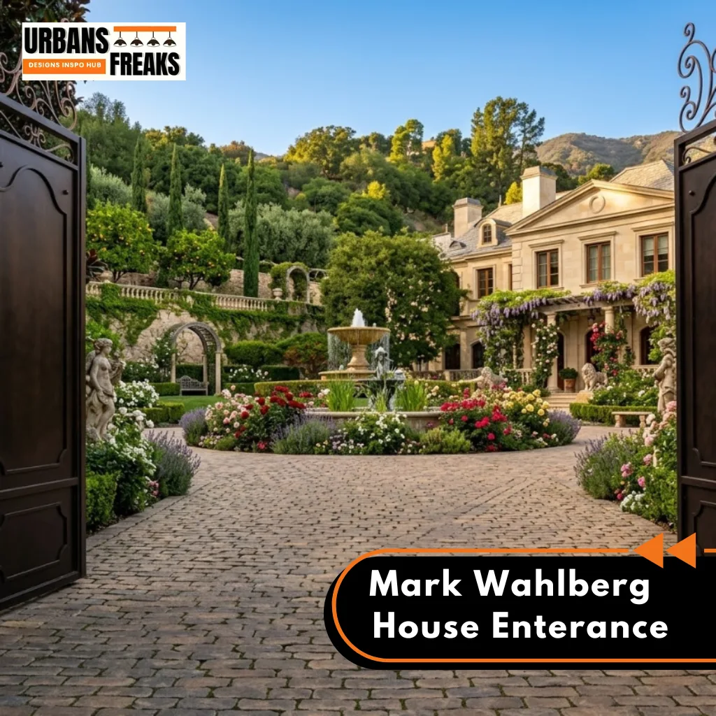 Mark Wahlberg House beverly park enterance