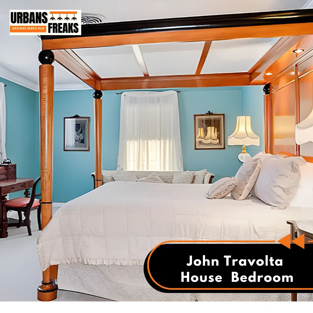 John Travolta House Ocala bedroom