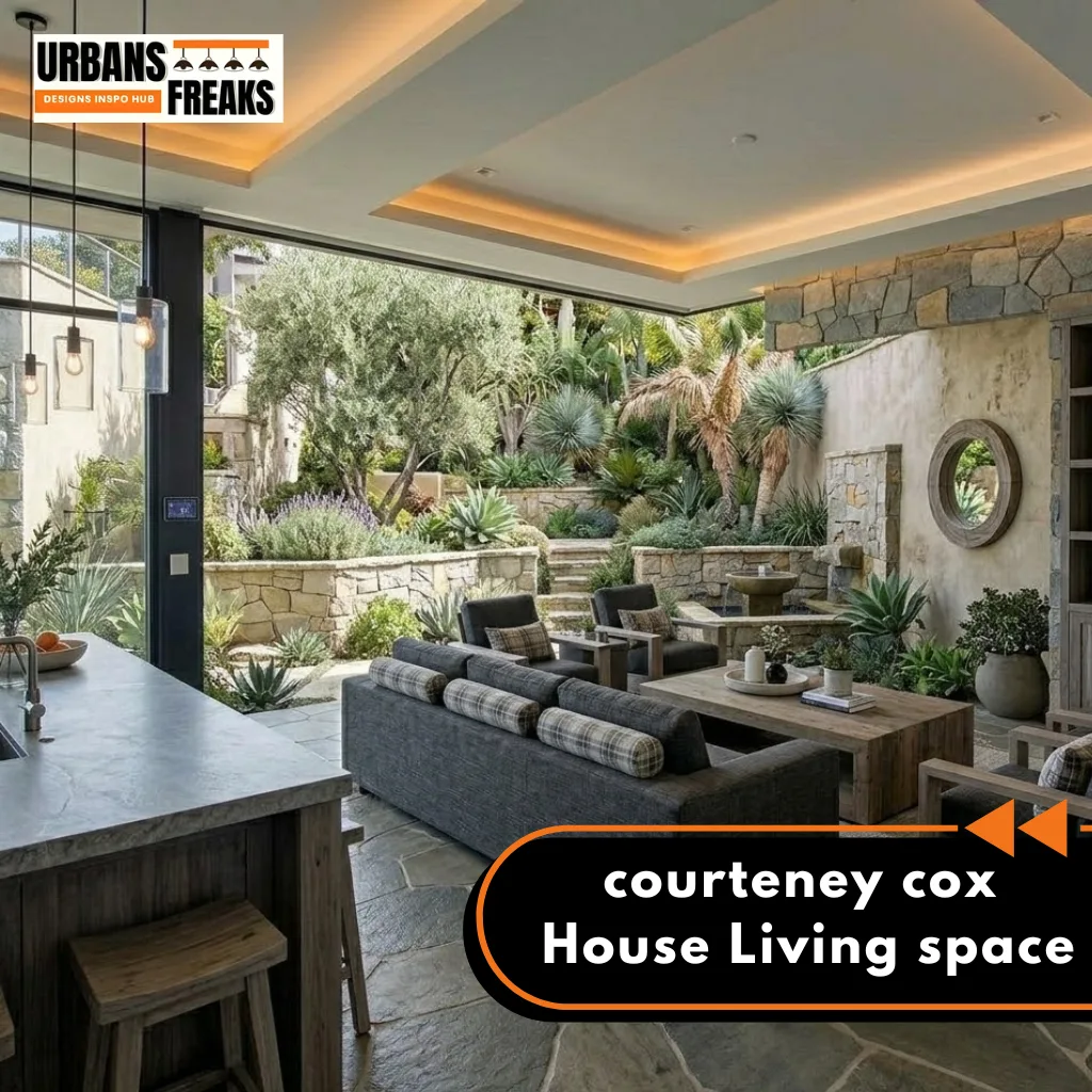 Courteney Cox House living space