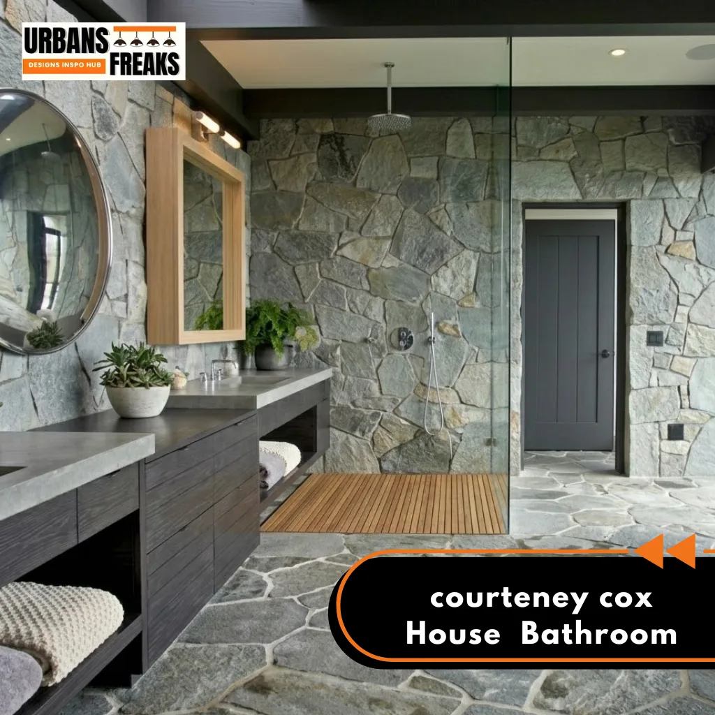 Courteney Cox House bathroom