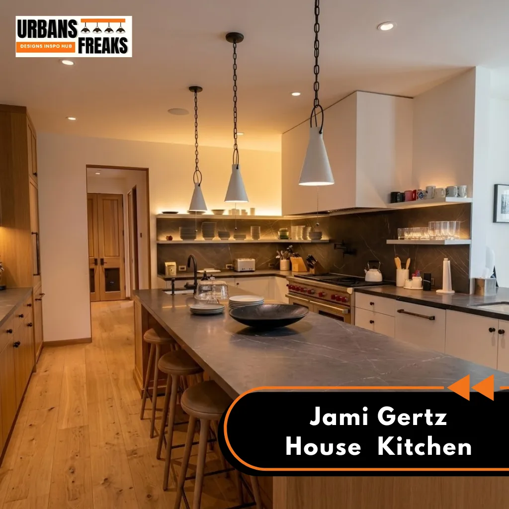 Jami Gertz House Beverly Hills kitchen