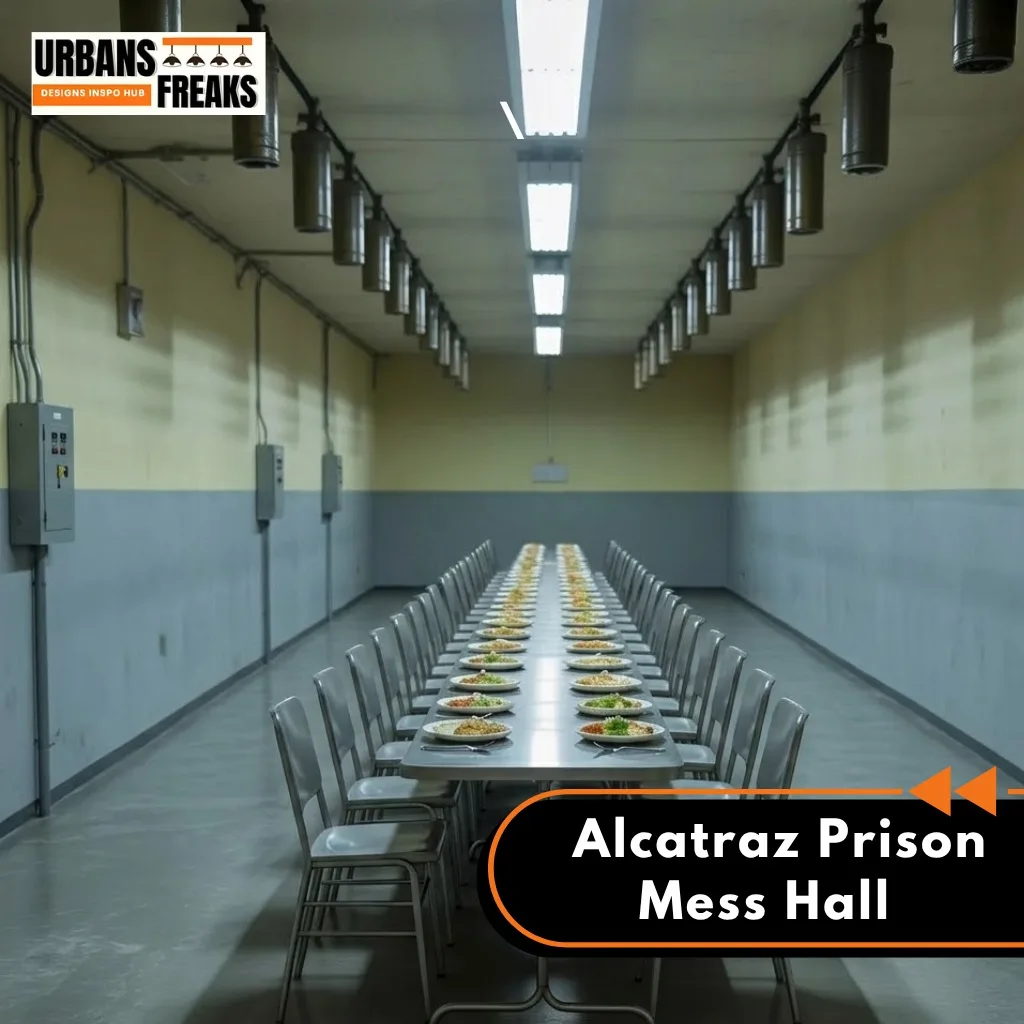 Built to Break Minds Alcatraz Prison mess hall