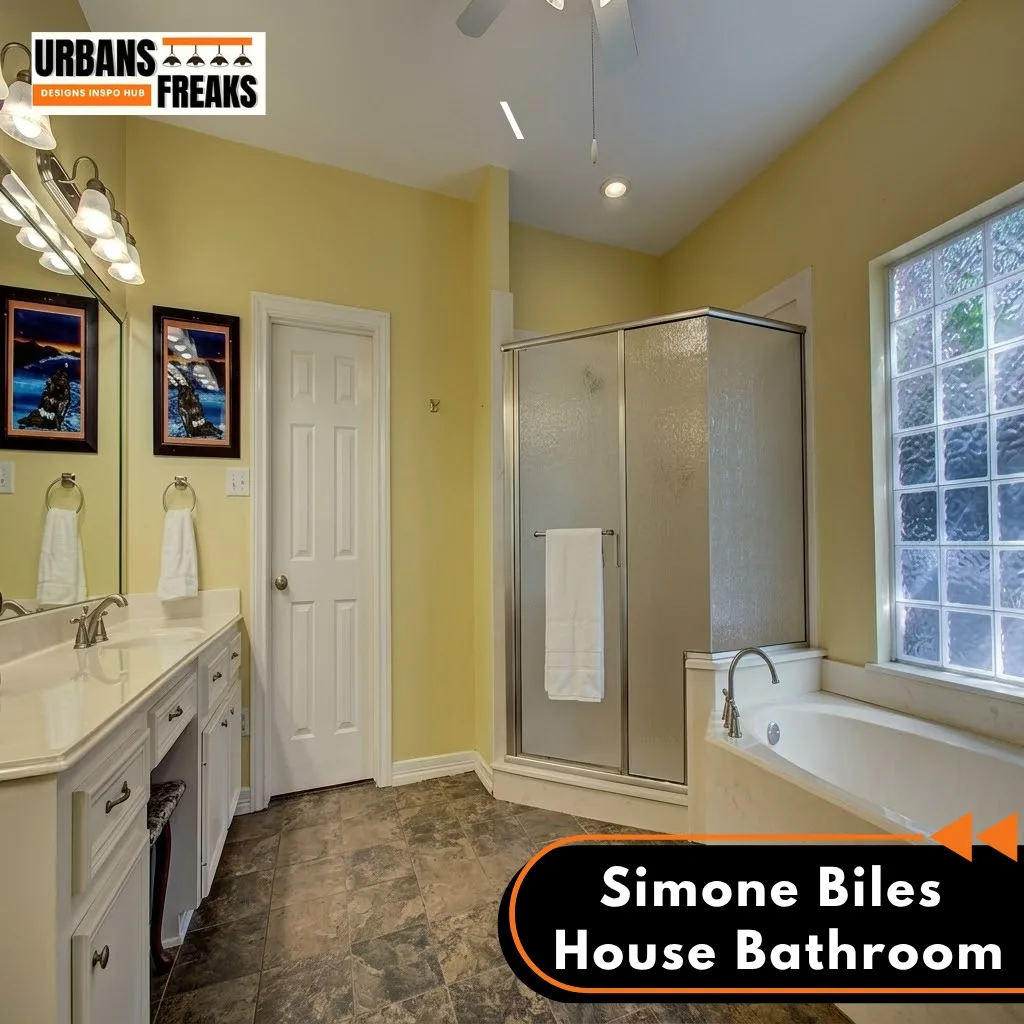 Simone Biles House bathroom