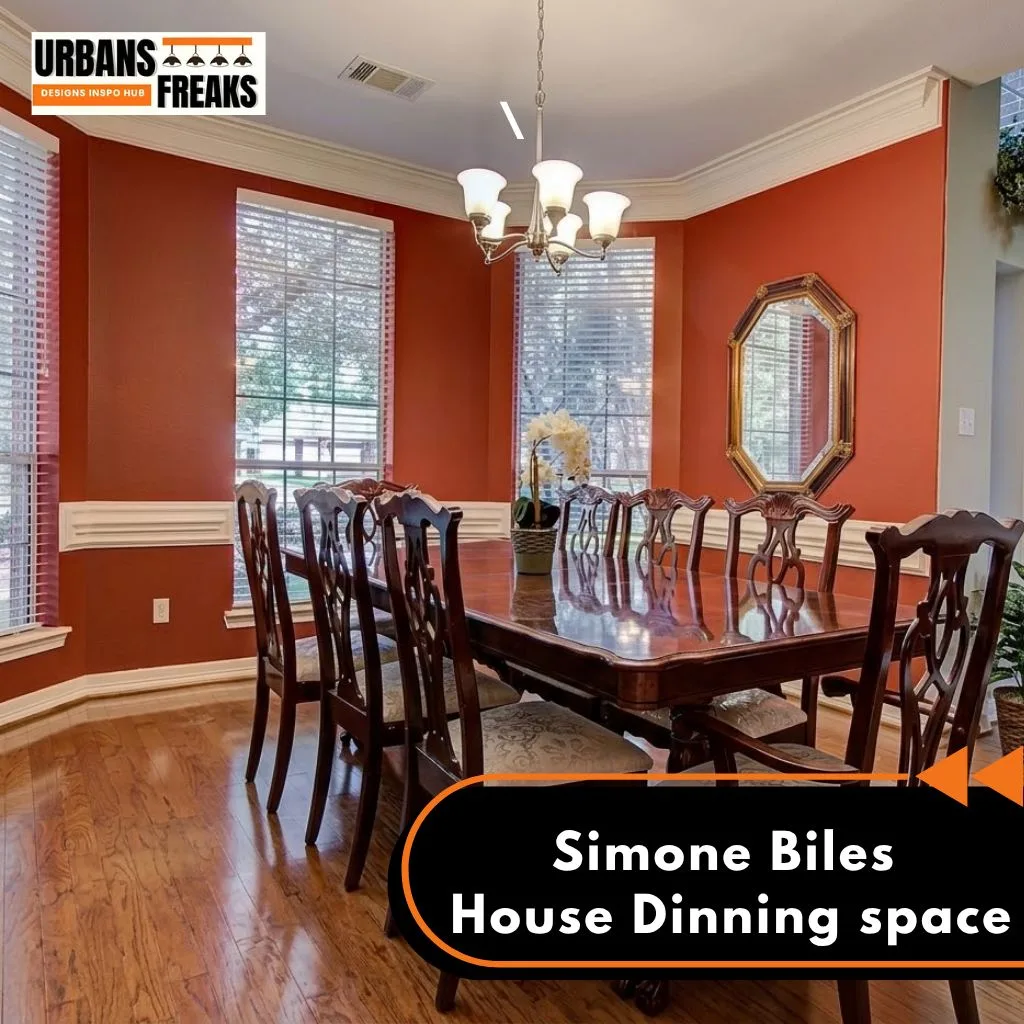 Simone Biles House dinnig Area