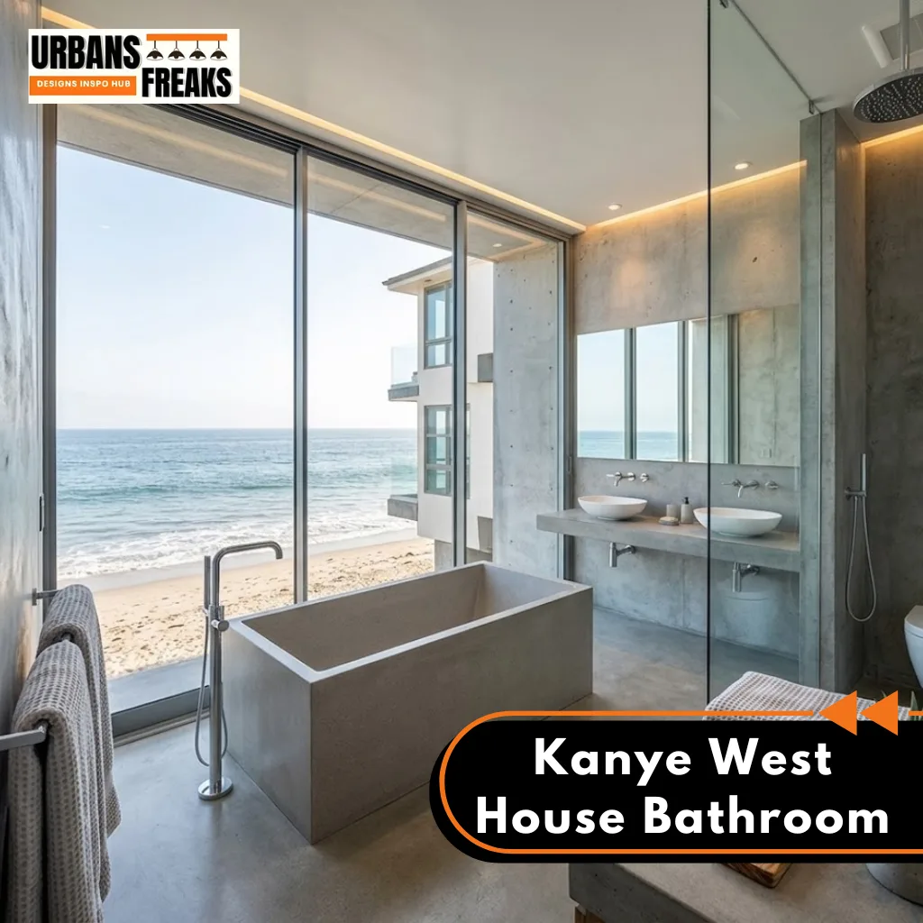 Kanye West House bathroom