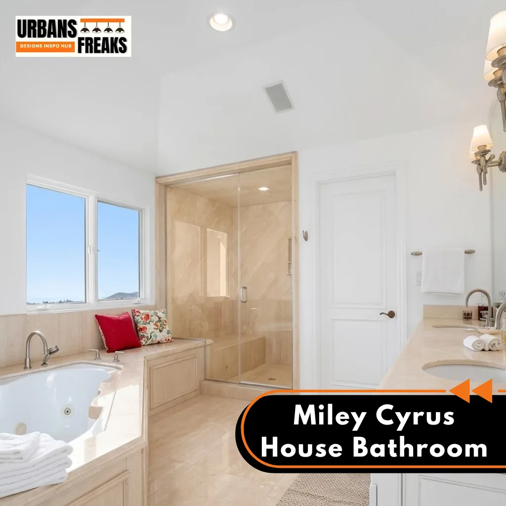 Miley Cyrus House bathroom