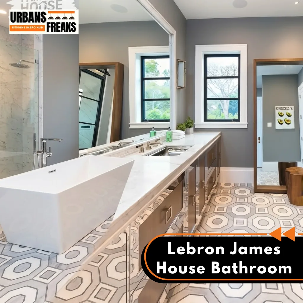 LeBron James House bathroom