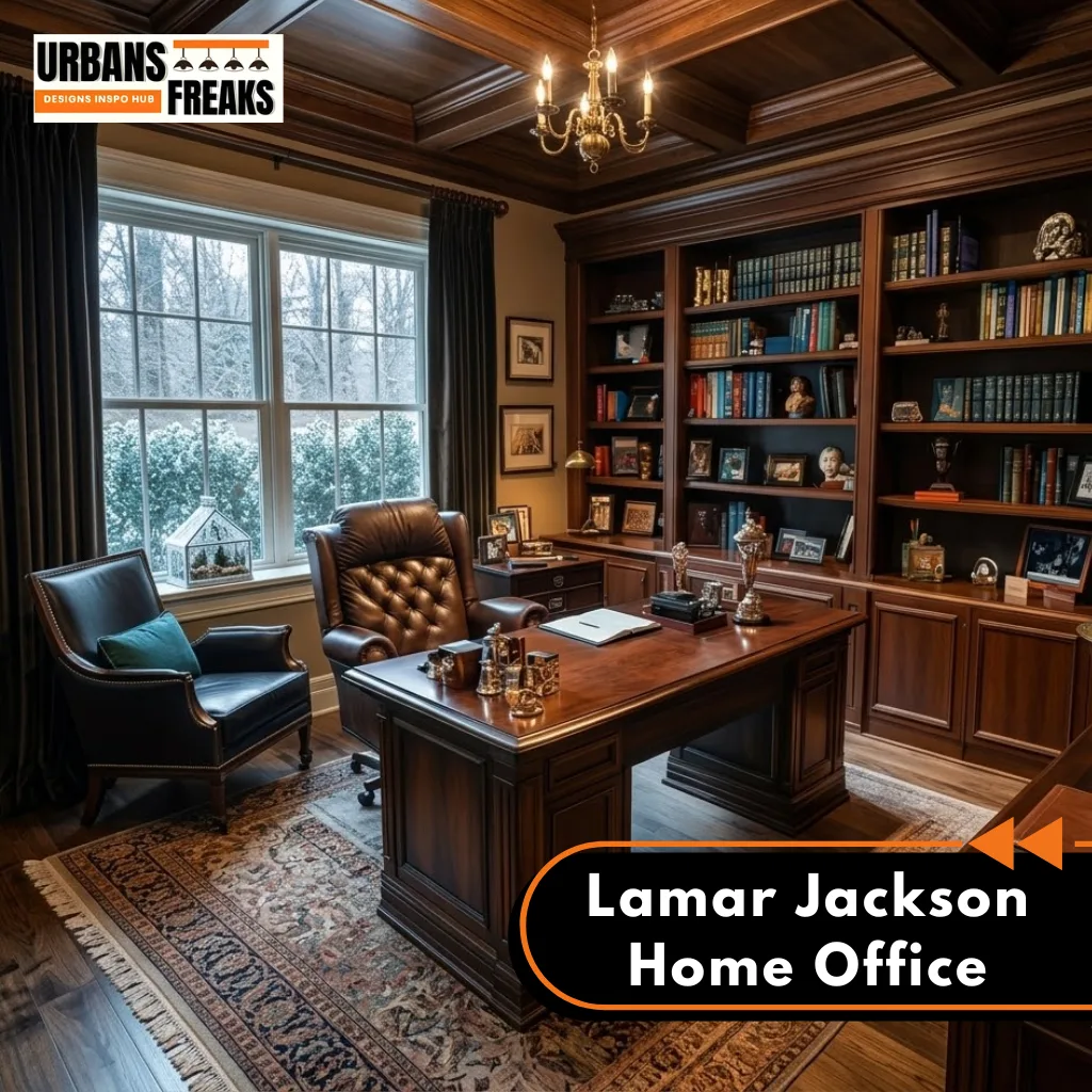 Lamar Jackson Home office