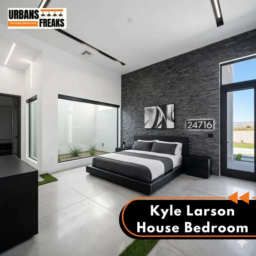 Kyle Larson Home: bedroom
