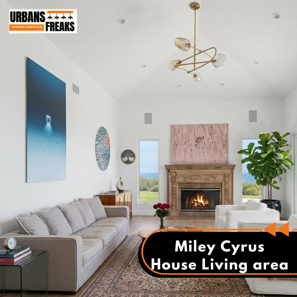 Miley Cyrus House living area