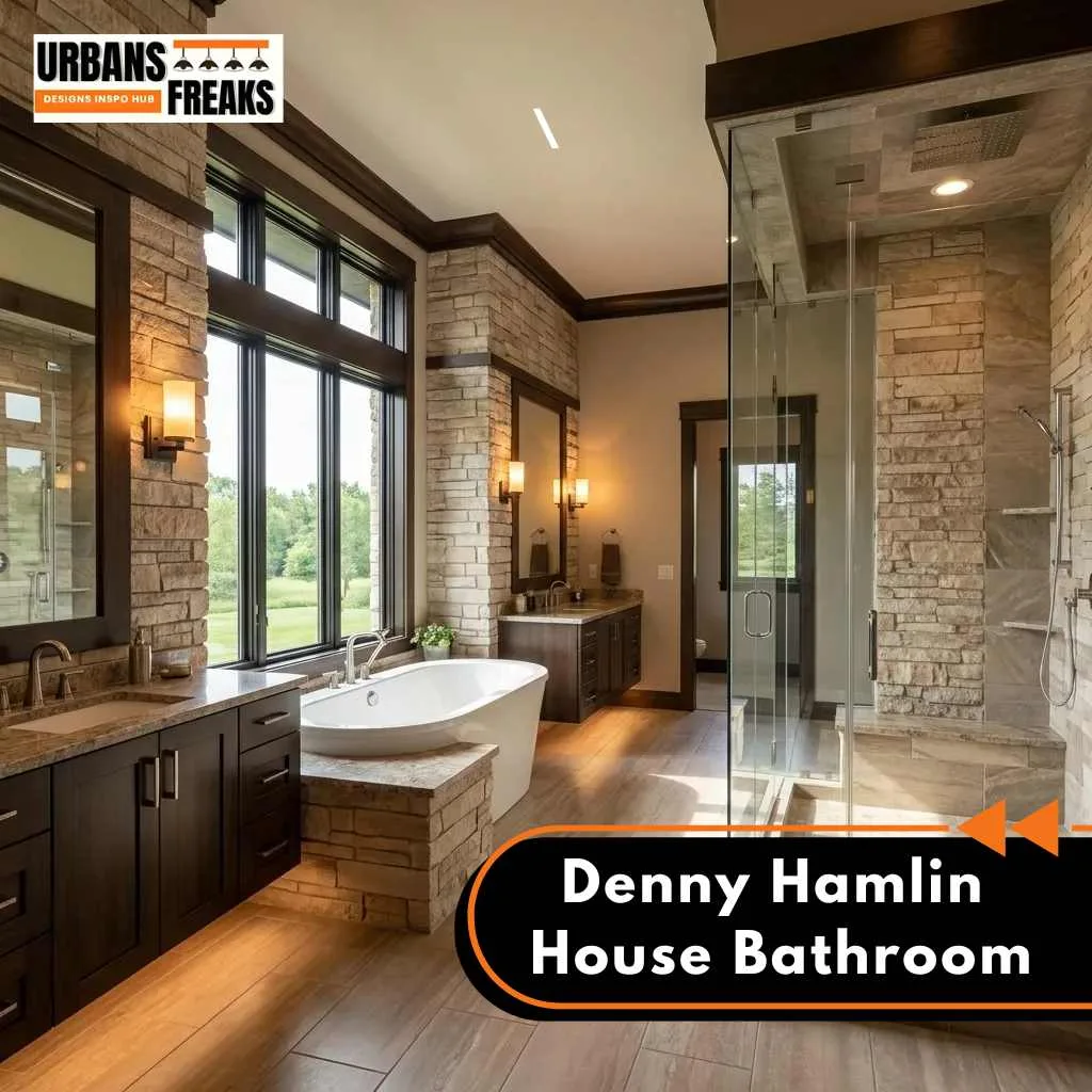 Denny Hamlin House bathroom