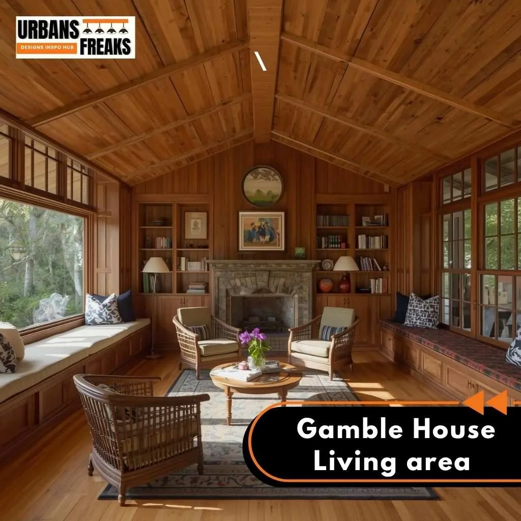 Gamble House Pasadena Living area