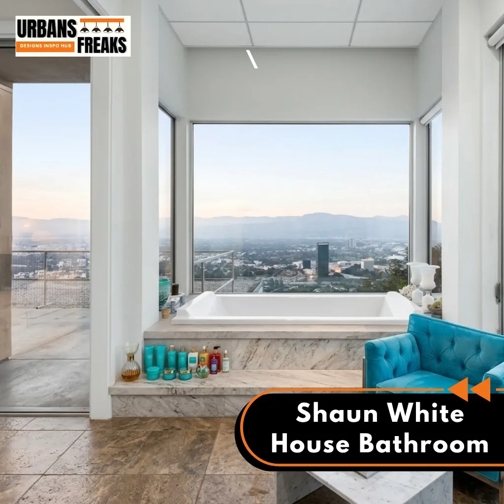 Shaun White House bathroom