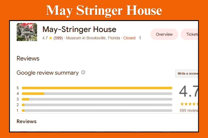 May Stringer House reviews