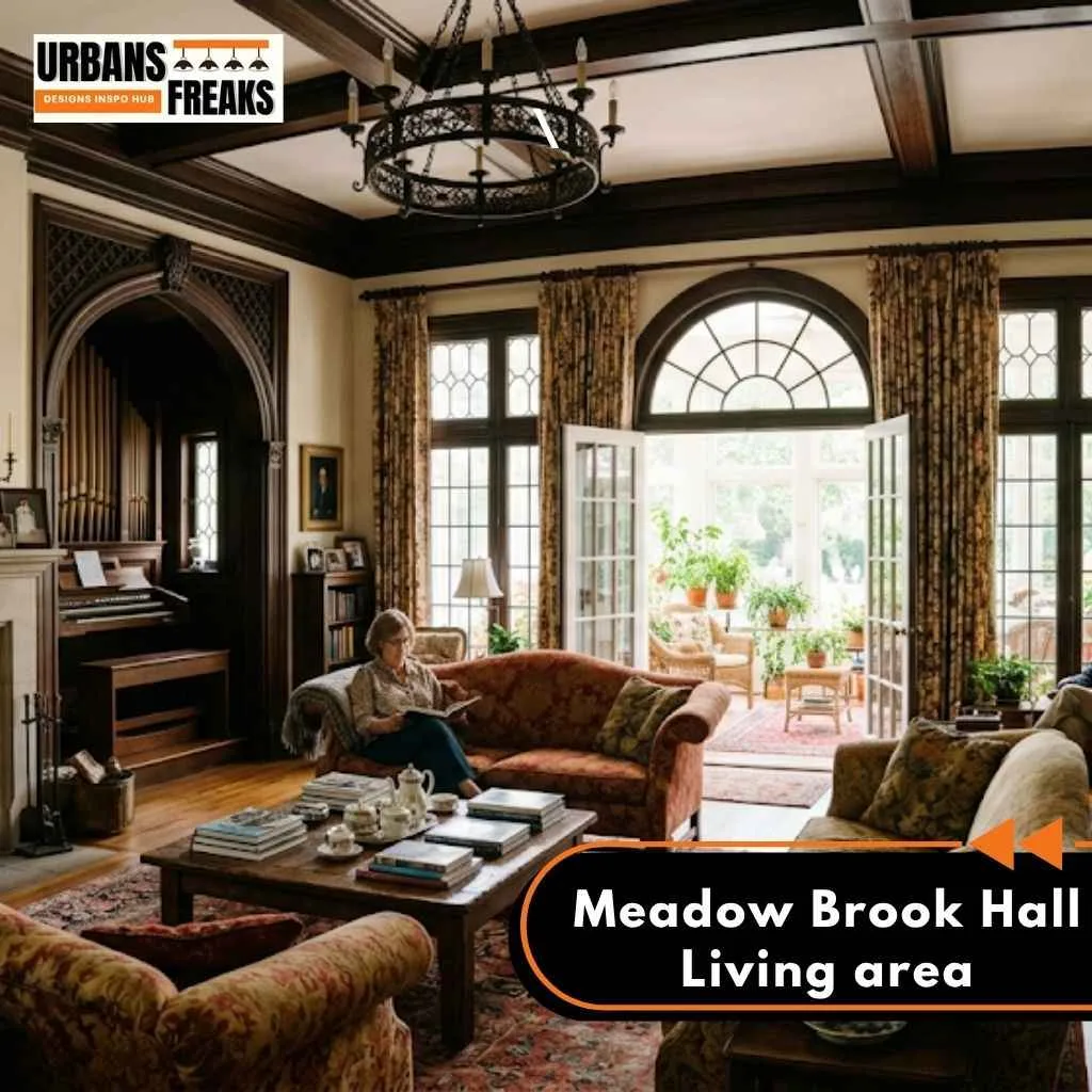 Meadow Brook Hall Living area