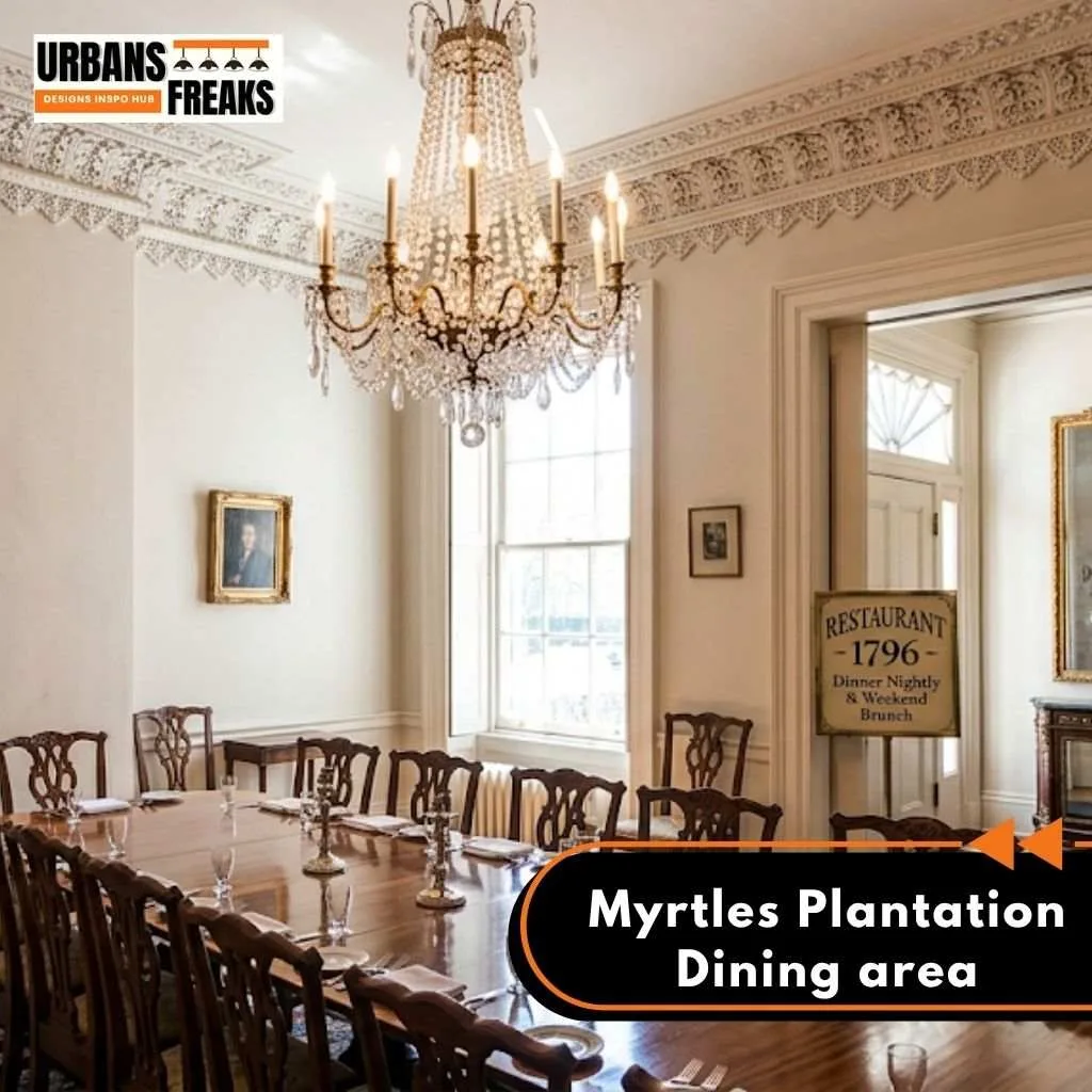 Myrtles Plantation Dining area